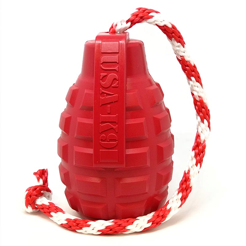 Sodapup USA K9 Grenade Reward Large – Red